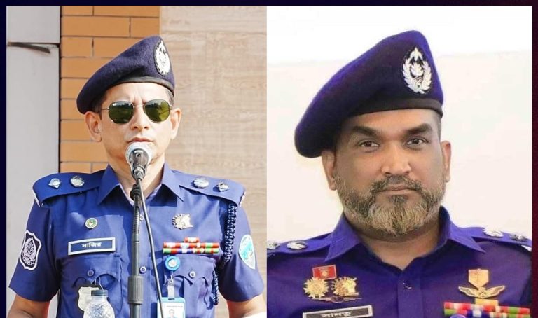 চট্টগ্রামের পুলিশ সুপার সানতুকে বদলি, নতুন পুলিশ সুপার কুমিল্লার নাজির আহমেদ খাঁন